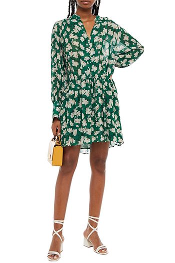 RAG & BONE Carly floral-print crepe de chine mini dress
