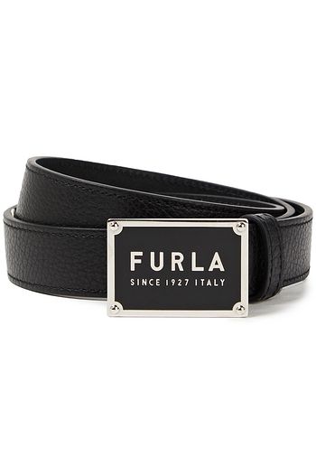 FURLA Textured-leather belt
