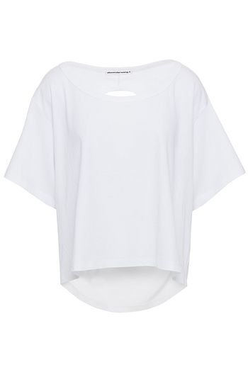 ALEXANDERWANG.T Cutout cotton-jersey T-shirt