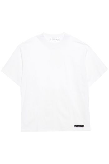 ALEXANDERWANG.T Logo-appliquéd cotton-jersey T-shirt