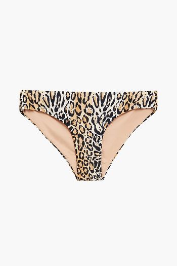 MELISSA ODABASH Majorca leopard-print mid-rise bikini briefs