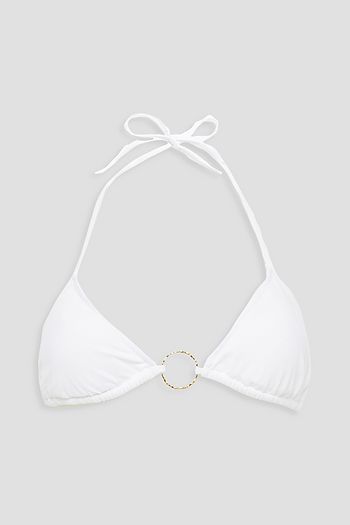MELISSA ODABASH Miami ring-embellished triangle bikini top