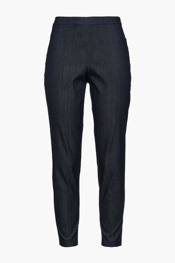 ST. JOHN Cotton-blend slim-leg pants