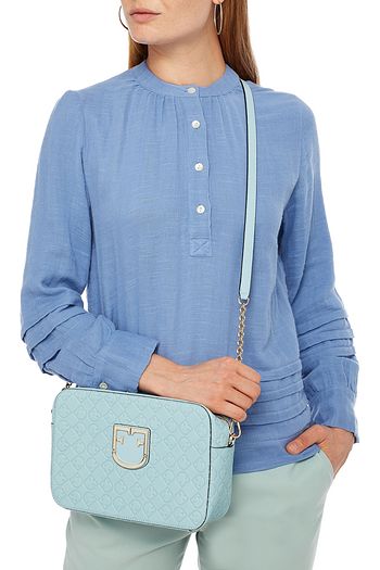 FURLA Brava embossed leather shoulder bag