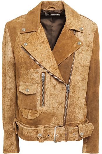 ACNE STUDIOS Distressed suede biker jacket