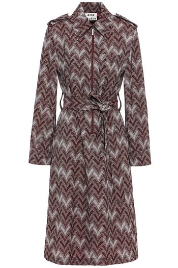 ACNE STUDIOS Midikleid aus Jacquard mit Gürtel