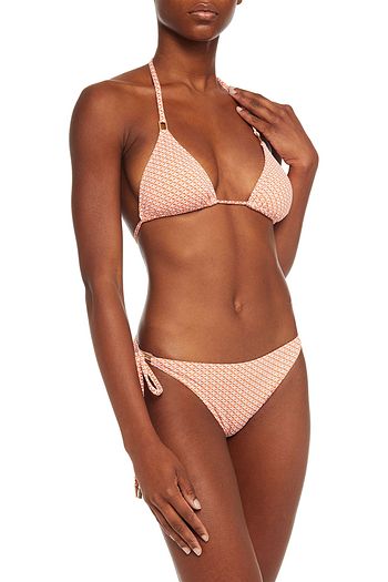 MELISSA ODABASH Cancun printed triangle bikini top