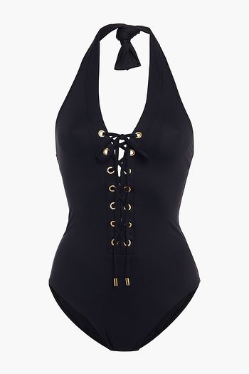 MELISSA ODABASH Puerto Rico lace-up swimsuit