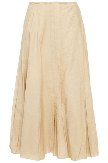 ACNE STUDIOS Flared cotton-blend midi skirt