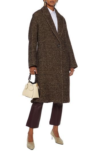 VINCE. Wool-blend twill coat