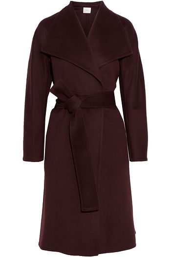 VINCE. Belted wool and cashmere-blend felt coat
