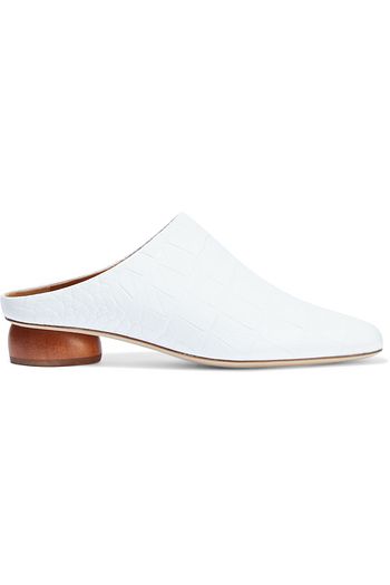 REJINA PYO Gaby croc-effect leather mules