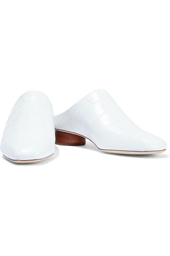 REJINA PYO Gaby croc-effect leather mules