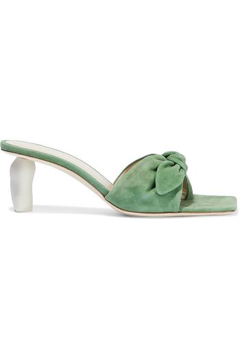 REJINA PYO Lottie knotted suede mules