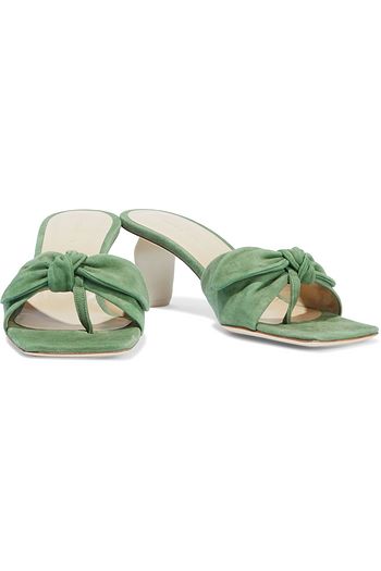 REJINA PYO Lottie knotted suede mules
