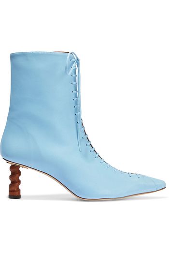 REJINA PYO Simone lace-up leather ankle boots