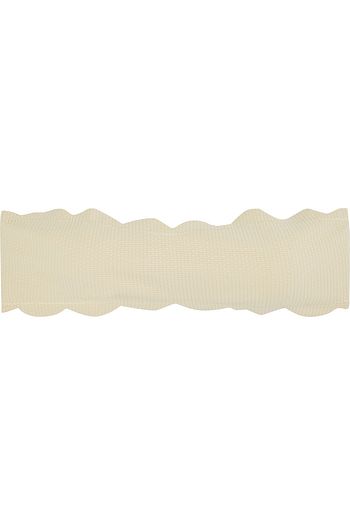 MARYSIA Santa Monica scalloped stretch-crepe bandeau bikini top