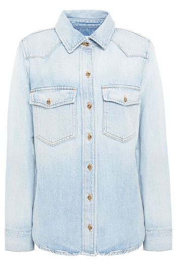 FRAME Heritage faded denim shirt