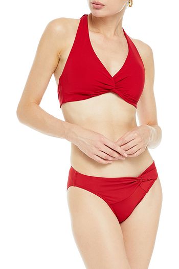 JETS AUSTRALIA BY JESSIKA ALLEN Jetset twist-front halterneck bikini top