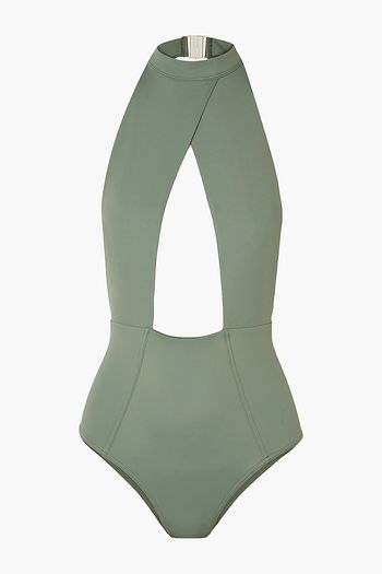 MEDINA Swimwear Vendetta cutout halterneck swimsuit