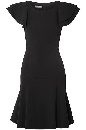 MICHAEL KORS COLLECTION ラッフルトリム ウール混 ワンピース