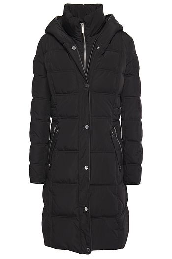DKNY Quilted shell hooded coat