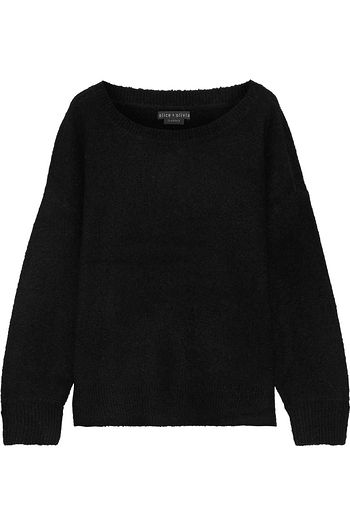ALICE + OLIVIA Jessie wool-blend bouclé sweater