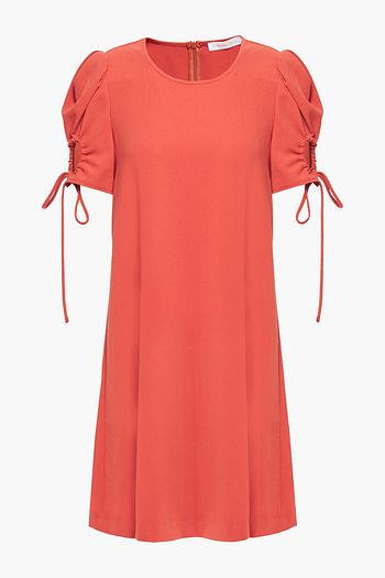 SEE BY CHLOÉ Ruched crepe mini dress
