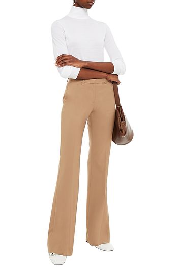 THEORY Wool-blend flared pants