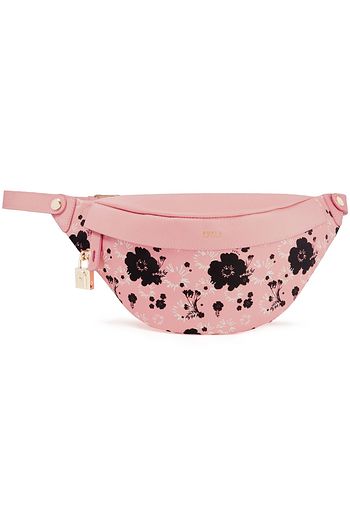 FURLA Piper floral-print leather belt bag