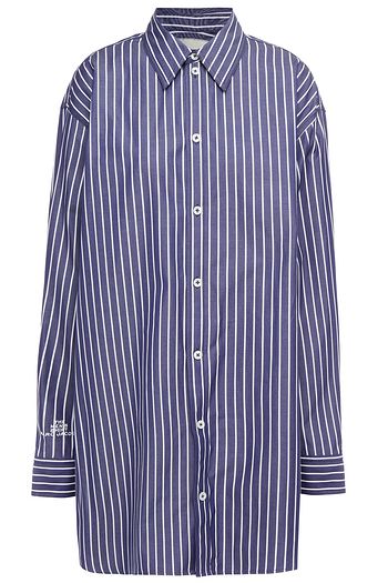 THE MARC JACOBS Oversized striped cotton shirt