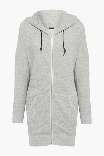 R13 Mélange French cotton-terry hoodie