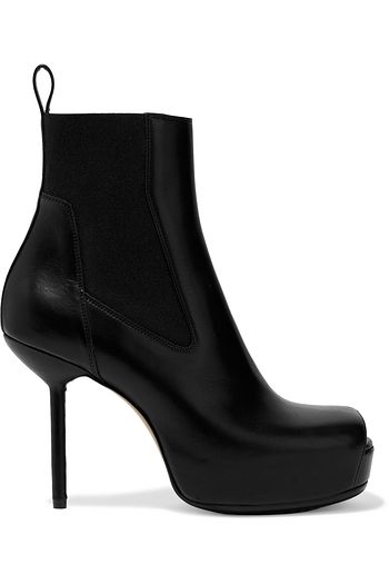 RICK OWENS Spike Heel leather platform ankle boots