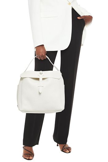 FURLA Noun medium テクスチャードレザー トートバッグ