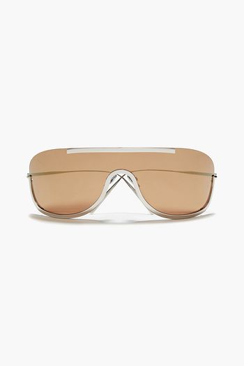 ACNE STUDIOS D-frame silver-tone sunglasses