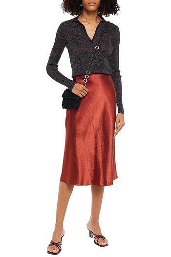 MISSONI Metallic ribbed-knit sweater