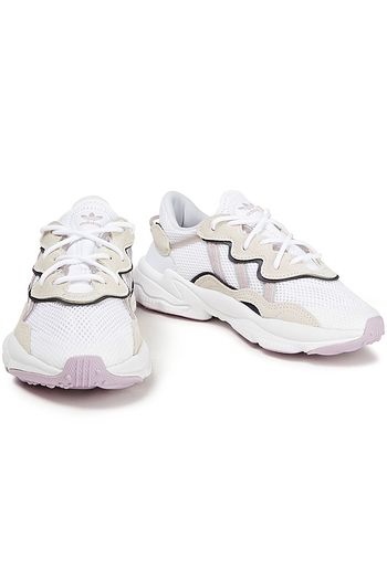 ADIDAS ORIGINALS Ozweego suede and mesh sneakers