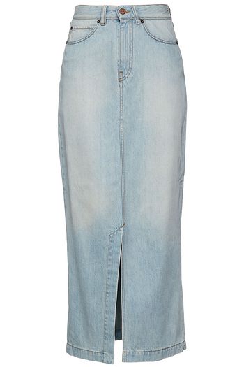 VICTORIA, VICTORIA BECKHAM Denim maxi skirt