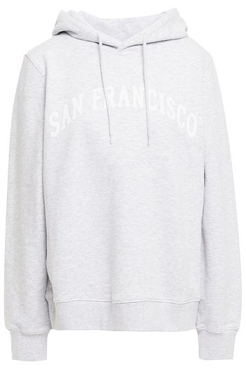 A.P.C. Printed French cotton-blend terry hoodie