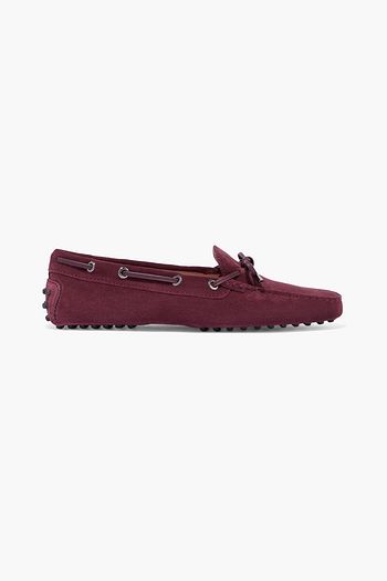 TOD'S Heaven Laccetto suede loafers
