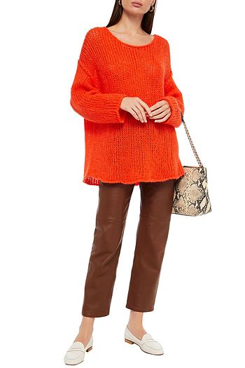 AMERICAN VINTAGE Open-knit alpaca-blend sweater