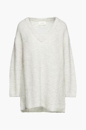 AMERICAN VINTAGE Vapcloud waffle-knit sweater