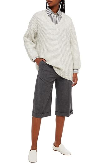 AMERICAN VINTAGE Vapcloud waffle-knit sweater