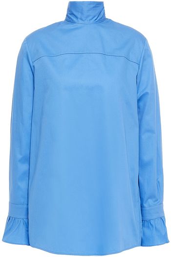 VICTORIA, VICTORIA BECKHAM Cotton-poplin top