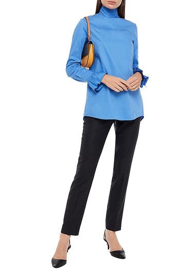 VICTORIA, VICTORIA BECKHAM Cotton-poplin top