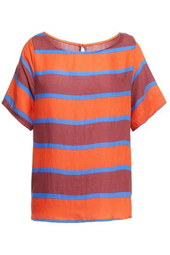 AMERICAN VINTAGE Striped twill top