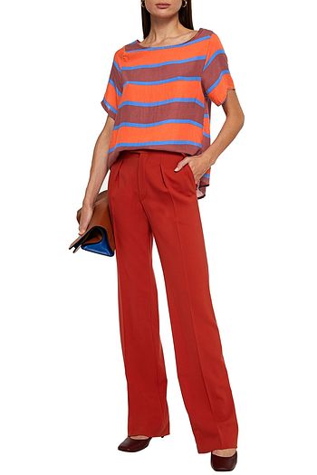 AMERICAN VINTAGE Striped twill top