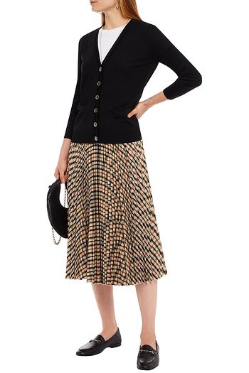 MISSONI Metallic-trimmed wool-blend cardigan