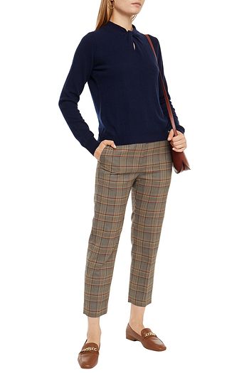 AUTUMN CASHMERE Twist-front cashmere sweater