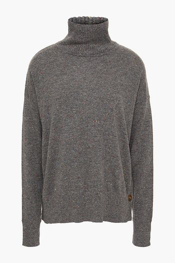 AUTUMN CASHMERE Donegal cashmere turtleneck sweater